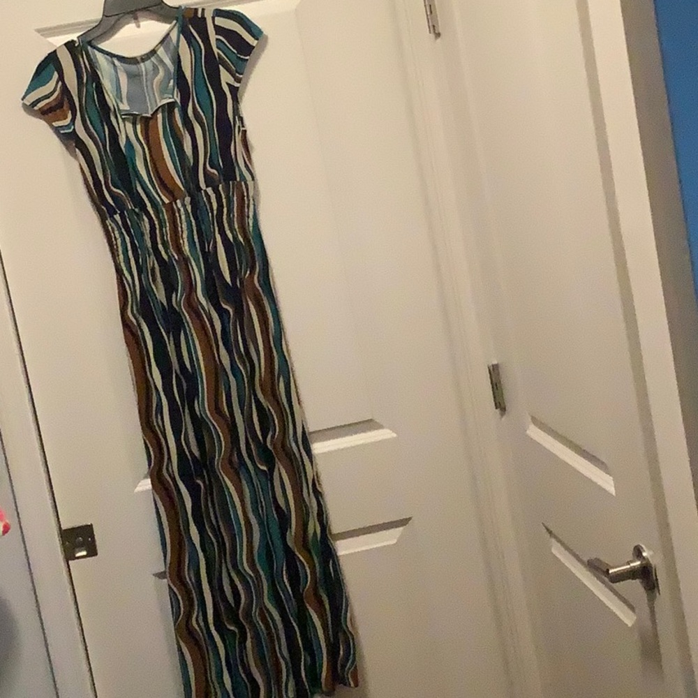Colorful Maxi Dress, Size XL, Lightly worn, good condition